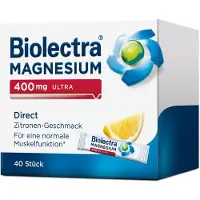 Hermes Arzneimittel GmbH Biolectra Magnesium 400 mg, direct oplosbaar, citroensmaak, 40 zakjes