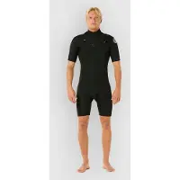 Rip Curl Dawn Patrol Spring 2/2 Mm Korte Mouwen Neopreen Pak Rits Op De Borst