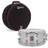 Premier Artist 14" x 6.5" Aluminium Snare Drum Brushed Aluminium & Soft Case