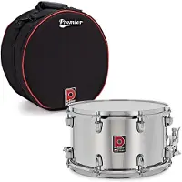Premier Artist 14" x 8" Stainless Steel Snare Drum & Soft Case