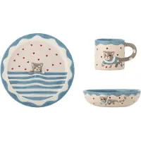 Bloomingville Mini Mille set bord, mok en schaaltje