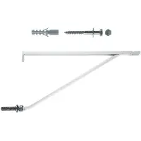 Fischer Zware steunplanken voor wasbakken, 350 mm - verpakking met 2 stuks