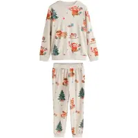 Next - Jongens - Matching Family kerstpyjama - Grijs