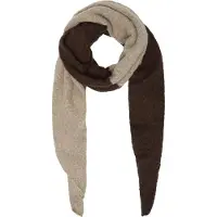 s.Oliver Sjaal taupe / donkerbruin