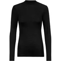 Mey Shirt met lange mouwen en opstaande kraag Serie Wool&Silk Zwart | Maat 44