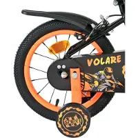 Volare Strike Kinderfiets - Jongens - 14 inch - Oranje - Twee handremmen