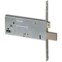 Sonstige Verlage Dubbele slotplaat voor aluminium deuren, type 57353 CISA E90 - doos, afmetingen 185x78 mm