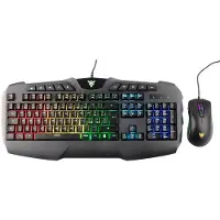 ITek T20, Kabel, USB, Membraantoetsen, RGB LED, Zwart, Inclusief muis