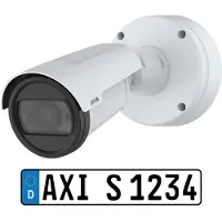 Axis P1485-LE Kit, kentekenherkenningscamera, voor buitengebruik, met kabel, ARTPEC-9, multi, 120 dB