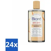 Bioré 24 x – Houtskool Anti-Puistjes Reinigingsgel – Gezichtsreiniger – 200 ml - Houtskool Reinigingsgel - Puistjes Voorkomen - Gezicht Reinigen - Salicylzuur - Vet Huid Reinigen
