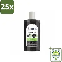 Bioré 25 x – Houtskool Reinigingsgel – Gezichtsreiniger – 200 ml - Grootverpakking - Gezichtsreiniger - Houtskool - Diepe Reiniging - Vet Huid - Gecombineerde Huid