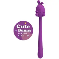 Pretty Love Cute Bunny Flirting Stick Flexibele Vibrator