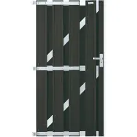 Intergard Tuinpoort antraciet schutting WPC 90x180cm