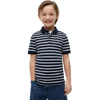 Tommy Hilfiger Shirt 'Essential Regular Fit Flag Embroidery' donkerblauw / wit