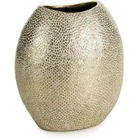 Eurofirany Elvin Decoratieve Vaas - Champagnegoud