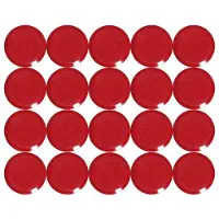 MAUL MAULpro Rond Whiteboard-magneten Rood 0.3 kg draagkracht 20 mm 20 Stuks