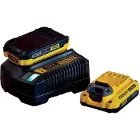 Stanley Accu Startpakket 2.0 AH Li-ion SFMCB12D2-QW Geel