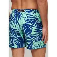 Superdry - Gerecyclede zwemshort met print - 38 cm - Heren - Zwembroeken