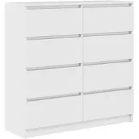 vidaXL Dressoir 100x35x99 cm bewerkt hout wit