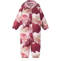Reima - Kid's Reimatec Winter Overall Puhuri Print - Overall 86, roze