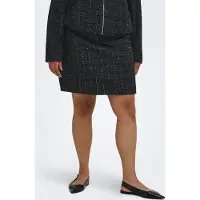 ONLY Carmakoma Caramaya Mini-rok Dames Zwart 50