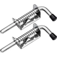 OEM 2 stuks valschloss, 128 mm, met veerbelasting, geschikt voor garagedeuren