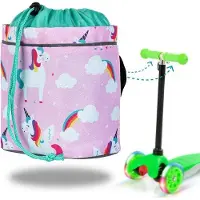 Benza Ibenzoa kinderfietsstuurtas, waterafstotend en gevoerd, met reflectoren en klittenbandbevestiging – veel opbergruimte voor speelgoed en snacks, geschikt voor fiets, loopfiets of scooter