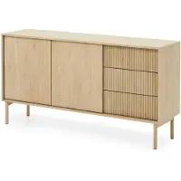 Selsey Tavo - Dressoir met 3 deuren, 3 laden, Cremona eiken, 153 cm