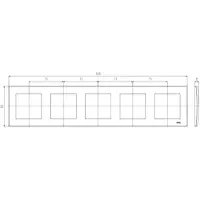 Ospel R-5Z/33, saffierzwart metallic, vijfdelig