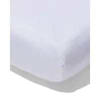HEMA Splittopper hoeslaken 160x200/210cm jersey wit (wit)