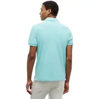 Tommy Hilfiger Poloshirt regular fit blauw 2 knoopjes