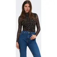 ONLY Shirt 'ONLErica' bruin / cappuccino / zwart