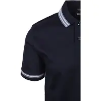 HUGO BOSS Poloshirt Boss Black H-Phillipson slim fit navy 2-knoops