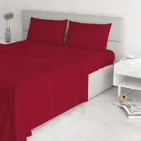 Benza Ibenzoa Satin beddengoedset – Polyester satijn, 250x300 cm + 200x170 cm, met 25 cm elastische boord rondom, 2 kussenslopen van 52x82 cm met een binnenflap