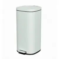HOMCOM 30 liter afvalbak voor de keuken, met deksel, soft-close functie en openhoudfunctie