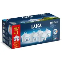 Merkloos Bi-Flux waterfilterpatronen, set van 6 voor 6 maanden gebruik