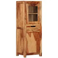 vidaXL Hoge kast 40x34x110 cm massief acaciahout