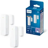 Philips Smart Lighting - Contactsensor - Home monitoring - Beveilig deuren en kasten - 2 pack - Krijg meldingen via de WiZ app - Wifi