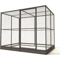 Glorenza Noa - Kattenren - Aluminium - Antraciet - 242x176x193 cm