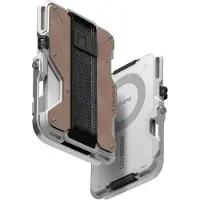 Aulumu G03 MagSafe Wallet Leer - Kaarthouder tot 12 Pasjes - AirTag Houder - Telefoonstandaard - Gripband - 8,4 mm