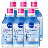 Nivea 6 x - Micellair Water - Serum Verrijkt Opladend - Verwijdert Waterbestendige Make-up - 400 ml - Voordeelverpakking - 6 stuks