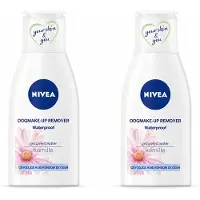Nivea 2 x - Oogmake-up Verwijderaar - Waterbestendige Make-up Verwijderaar - Voor de gevoelige huid - Met Kamille & Provitamine B5 - 125 ml - Bulkverpakking - 2 stuks