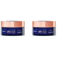 Nivea 2 x - Nachtcrème - CELLular Expert Lift Anti-Veroudering - Voor alle huidtypes - Met Bakuchiol & Hyaluronzuur - Verhoogt collageen & anti-rimpel - 50 ml - Voordeelverpakking - 2 stuks