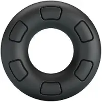 Crazy Bull - BERTRAM SUPER SOFT SILICONE COCK RING BLACK
