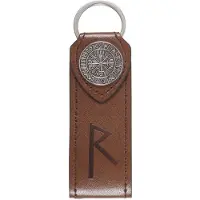 Something Different - Journey Viking Rune Faux Leather Sleutelhanger - Multicolours
