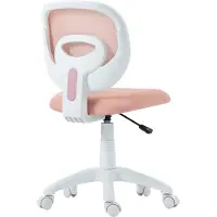 HOMCOM bureaustoel, ergonomische bureaustoel met C-vormige rugleuning