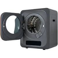 Muvano Mini Wasdroger - Compacte Afvoerdroger - 3kg - UV-Desinfectie - 6 Programma's - RVS Trommel - Kleine Ruimtes - 62x52x46cm - 850W