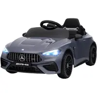 AIYAPLAY Elektrische kinderauto, 2x12V, met muziek, MP3-aansluiting en zachte start-/stopfunctie