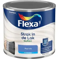 Flexa - Strak In De Lak Buitenlak Zijdeglans - Puur Iris - Mengverf - 500 Ml