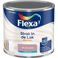 Flexa - Strak In De Lak Binnenlak Zijdeglans - Iets Aubergine - Mengverf - 500 Ml